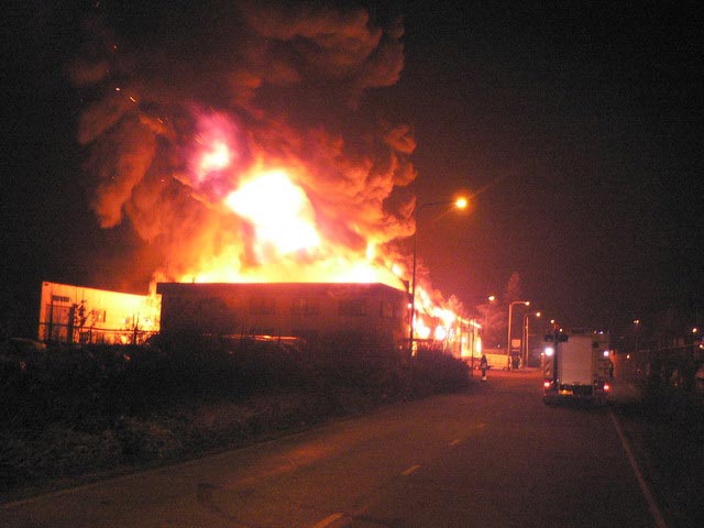 Dec 9, 2005. DISASTER STRIKES. The 904's storage building catches fire and is set ablaze