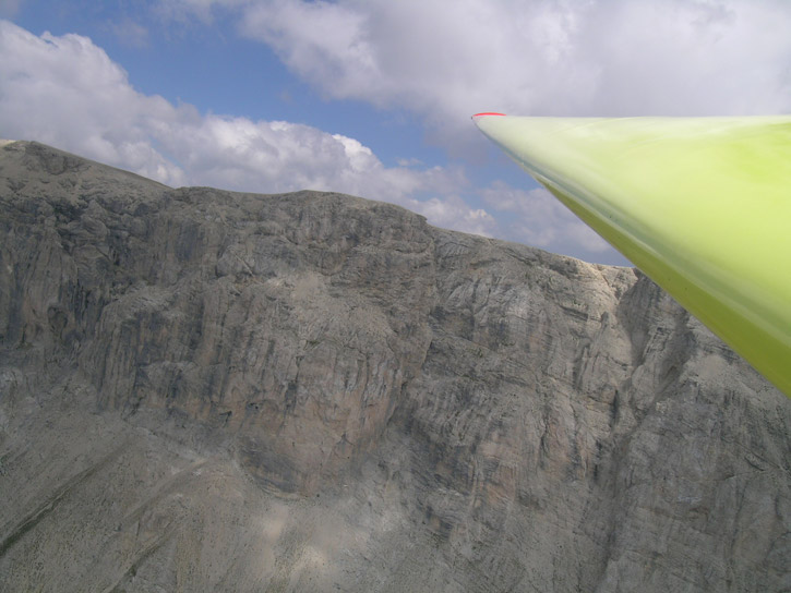 Soaring Montagne de la Blanche - an awesome and magnificent wall